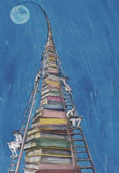 088 A Tower of Books